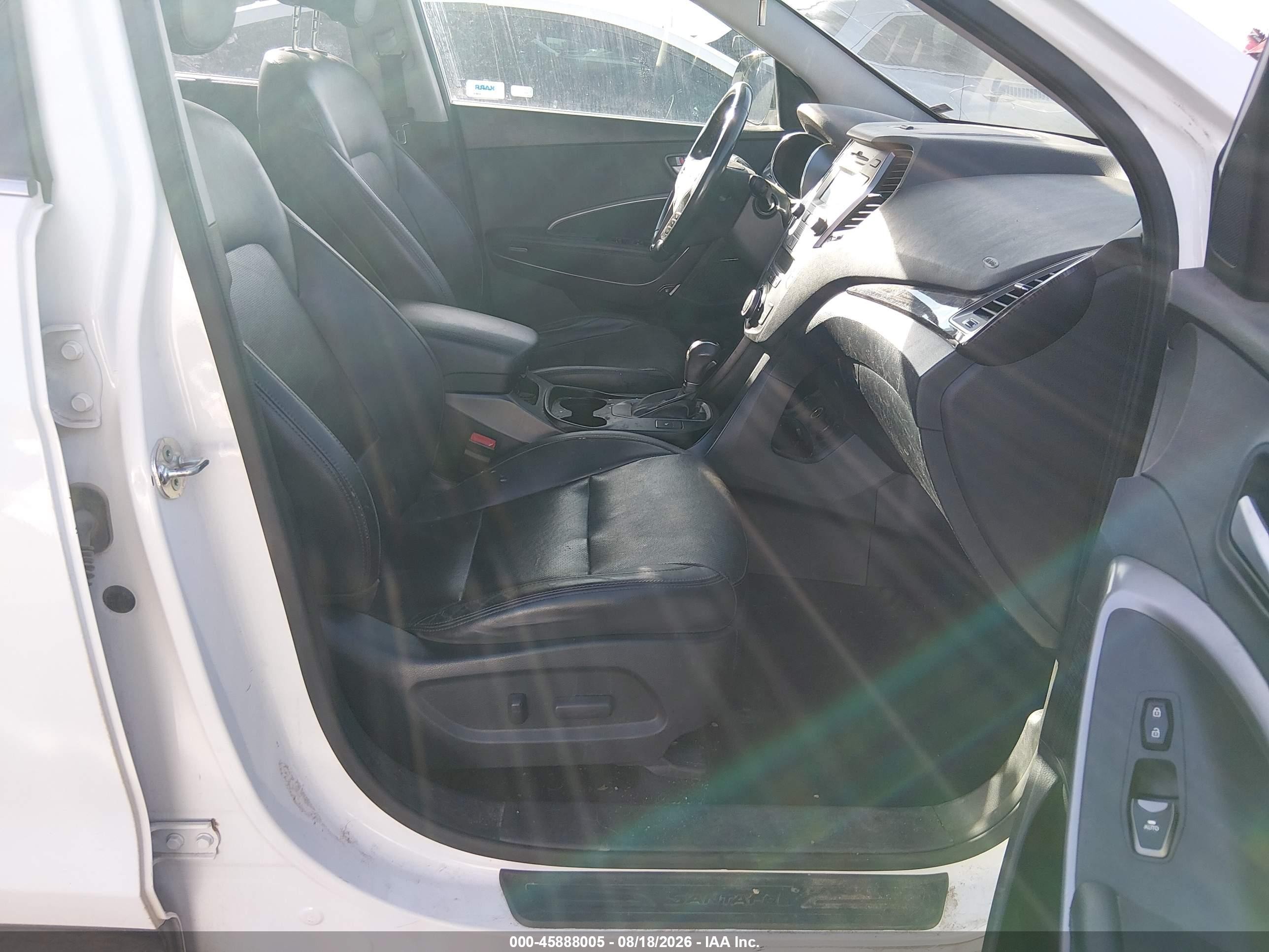 2015 Hyundai Santa Fe Limited White vin: KM8SNDHF9FU125201