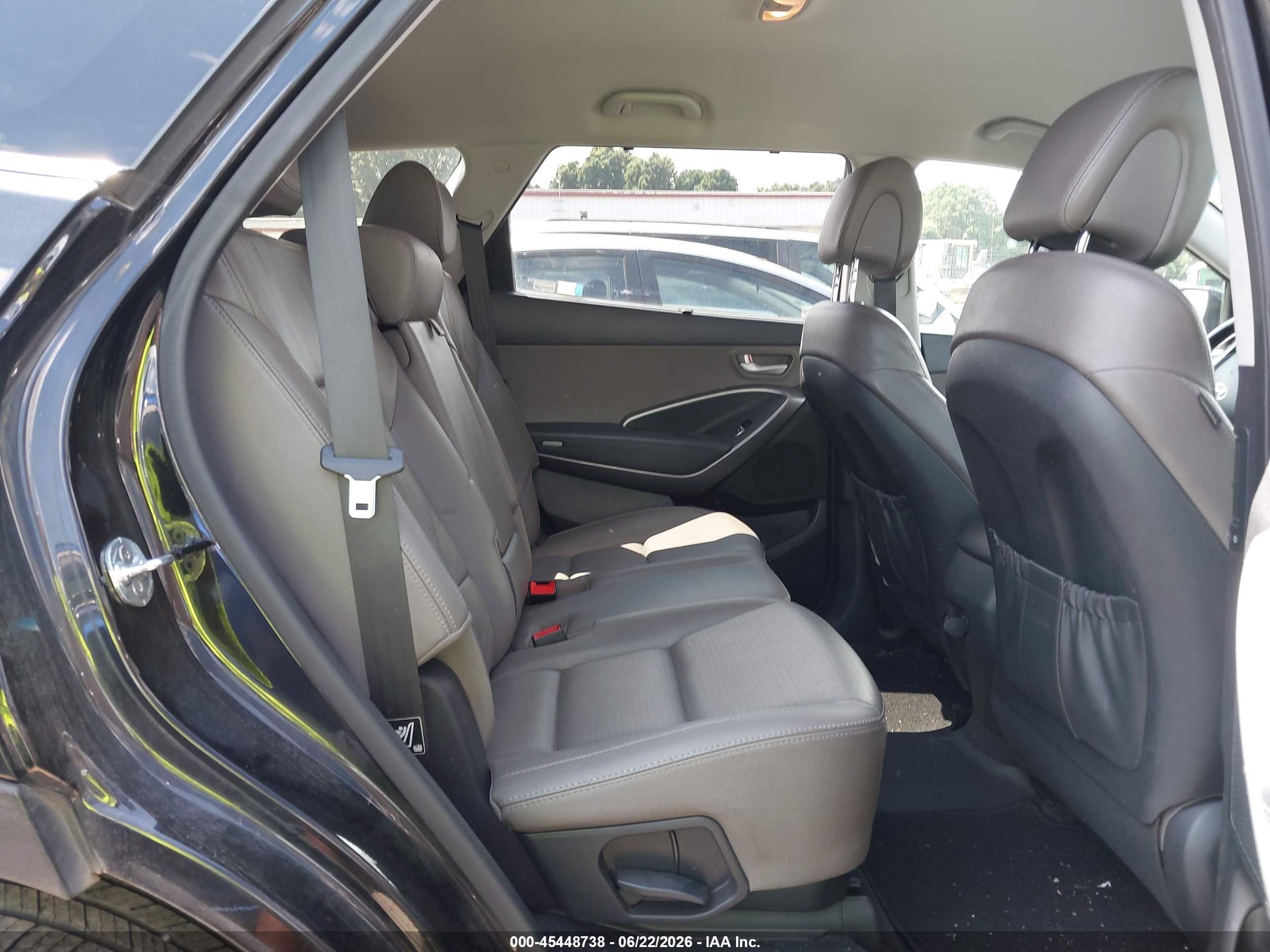 2014 Hyundai Santa Fe Gls Black vin: KM8SNDHFXEU063001