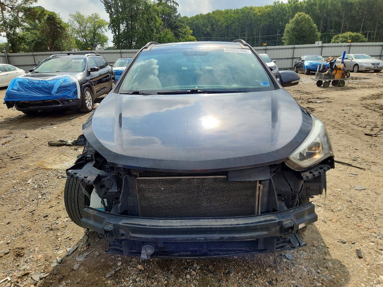 2013 Hyundai Santa Fe Limited Charcoal vin: KM8SR4HF0DU008169