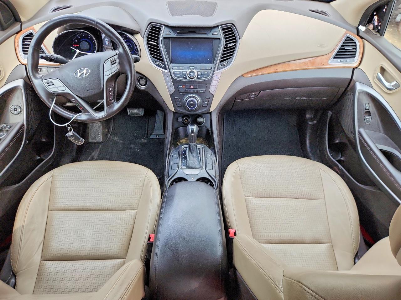 2013 Hyundai Santa Fe Limited Charcoal vin: KM8SR4HF0DU008169