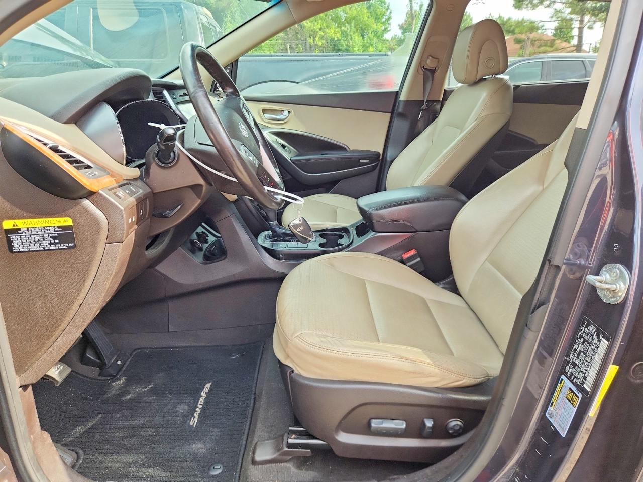 2013 Hyundai Santa Fe Limited Charcoal vin: KM8SR4HF0DU008169