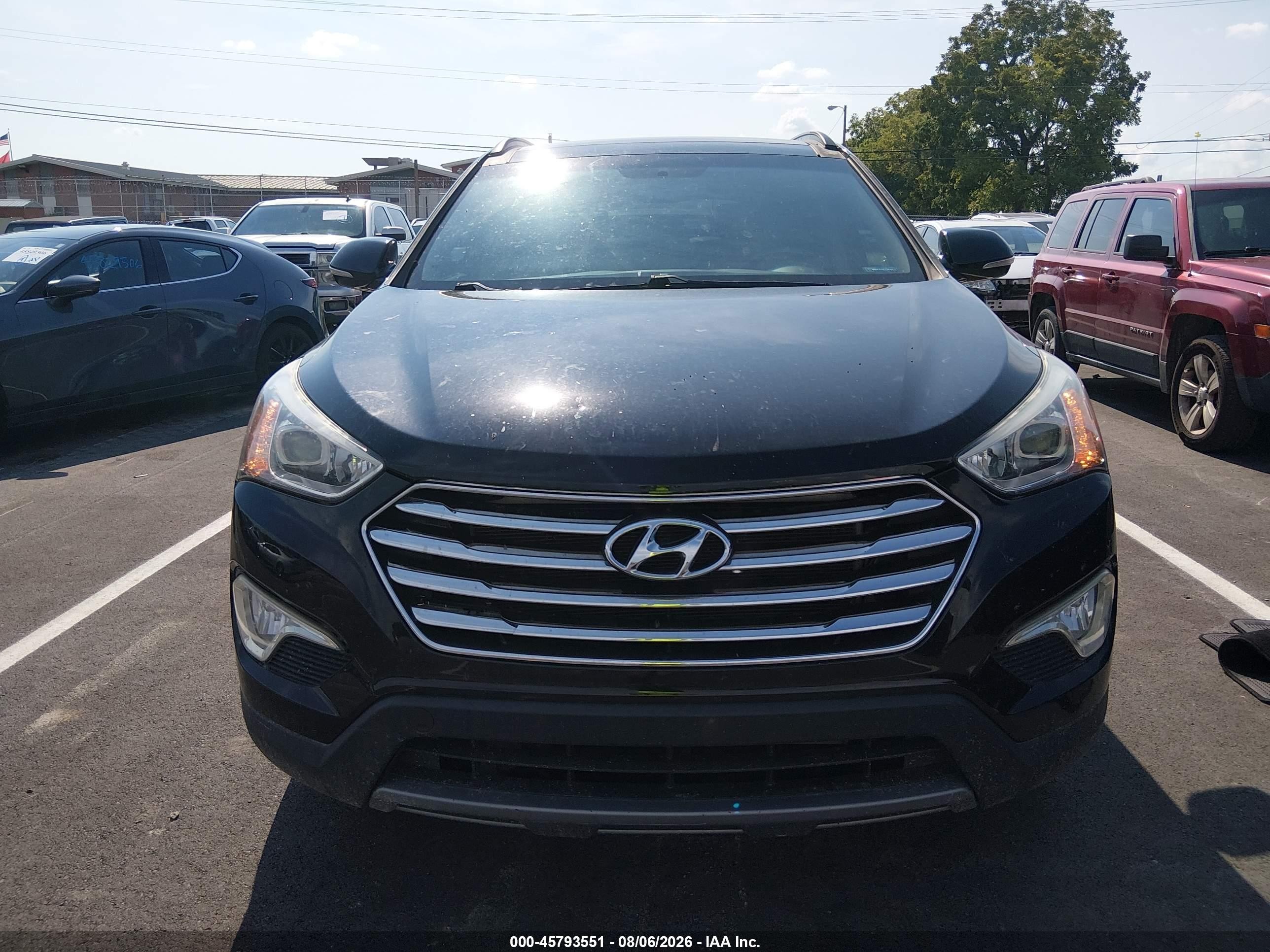 2013 Hyundai Santa Fe Limited Black vin: KM8SR4HF0DU010195
