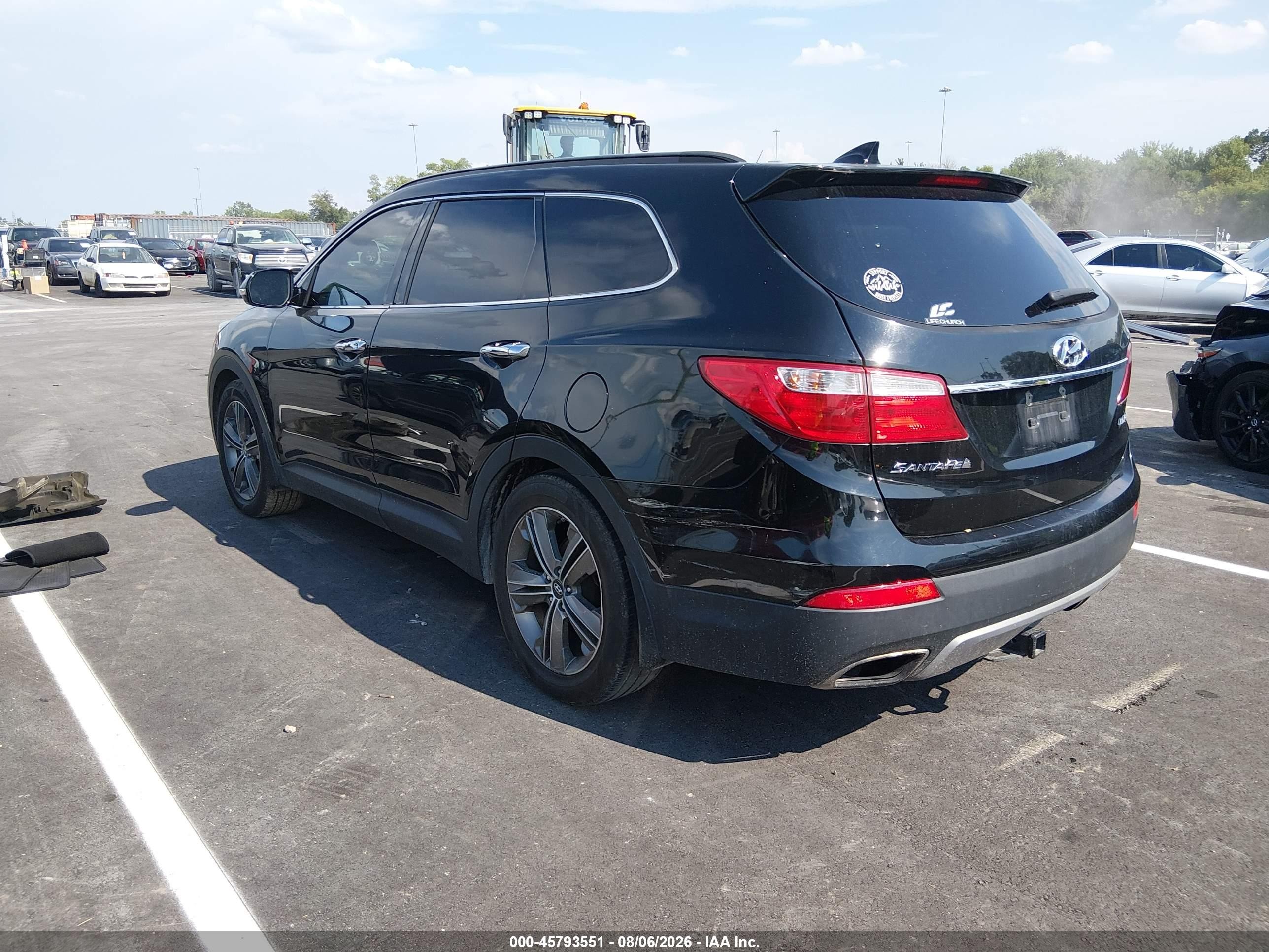 2013 Hyundai Santa Fe Limited Black vin: KM8SR4HF0DU010195