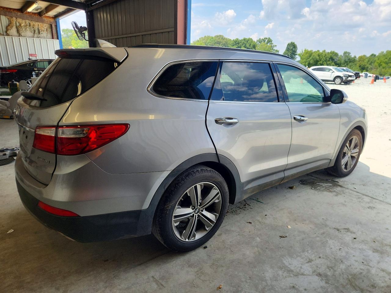 2013 Hyundai Santa Fe Limited Silver vin: KM8SR4HF0DU033704