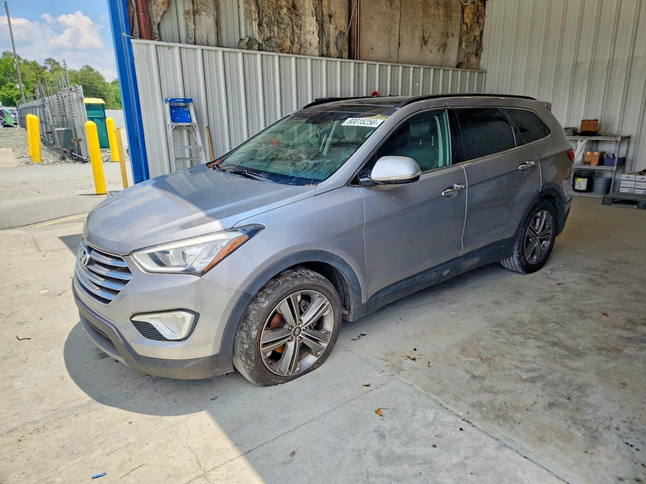 2013 Hyundai Santa Fe Limited Silver vin: KM8SR4HF0DU033704