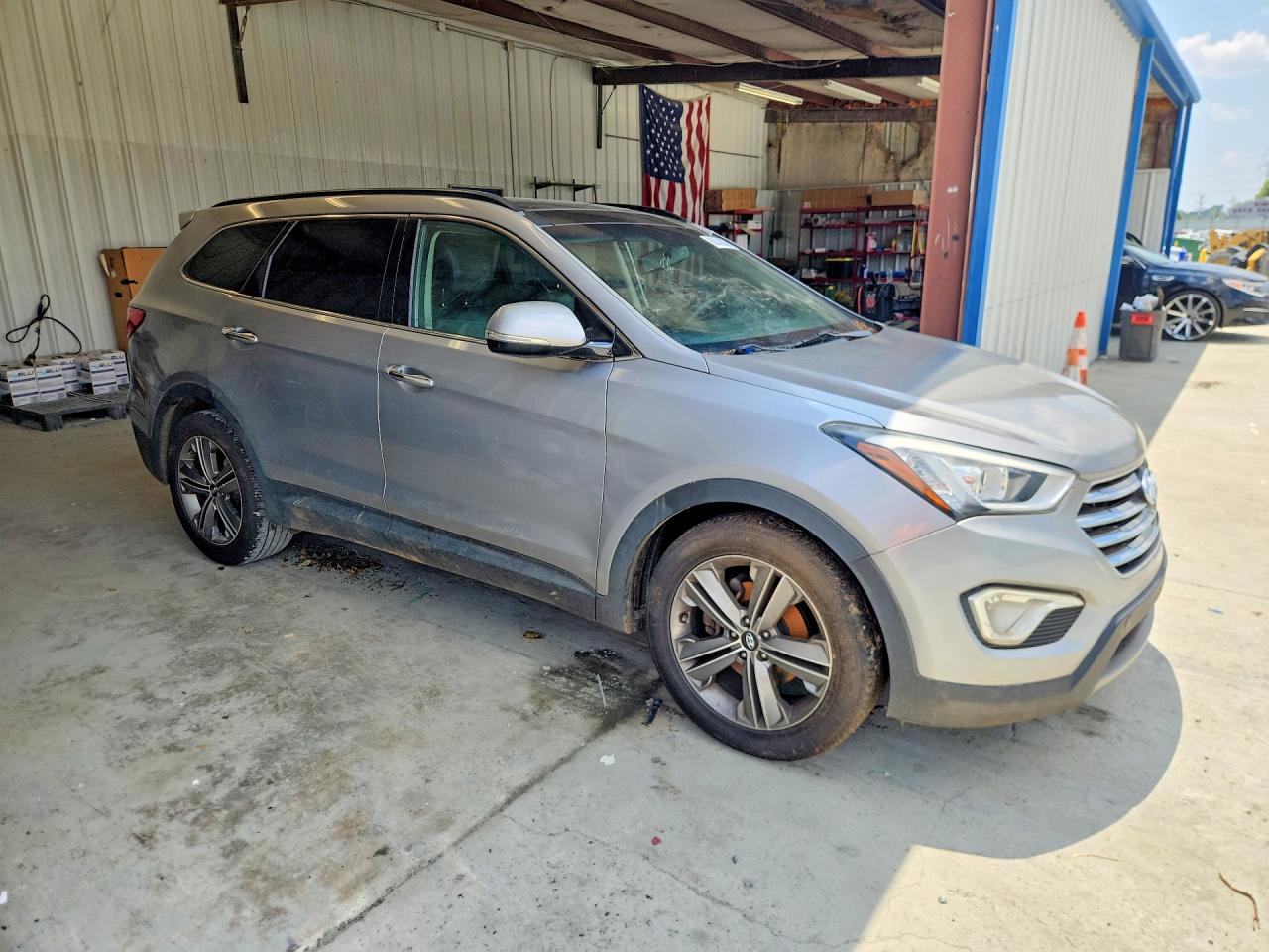 2013 Hyundai Santa Fe Limited Silver vin: KM8SR4HF0DU033704