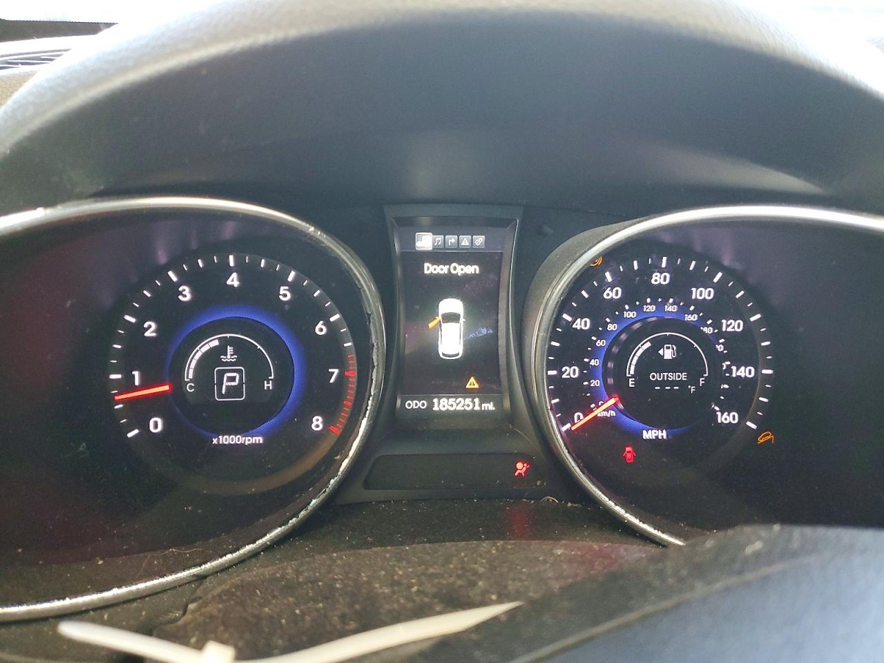 2014 Hyundai Santa Fe Gls Серебряный vin: KM8SR4HF0EU039195