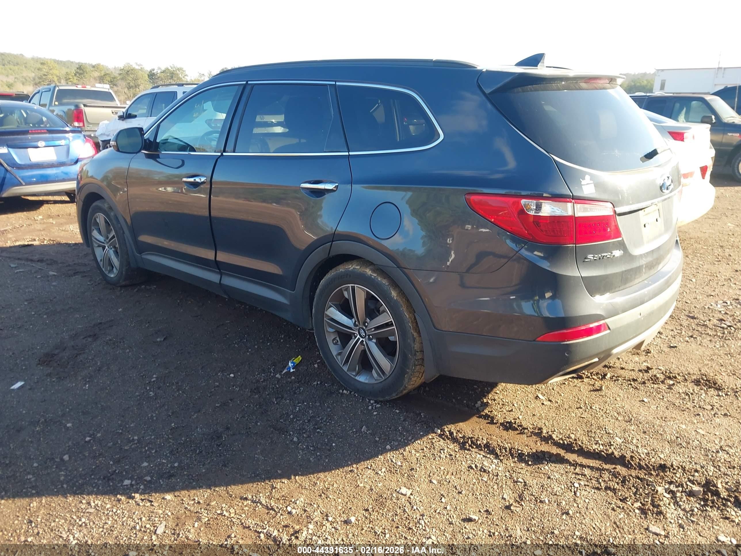 2015 Hyundai Santa Fe Limited Gray vin: KM8SR4HF0FU091718