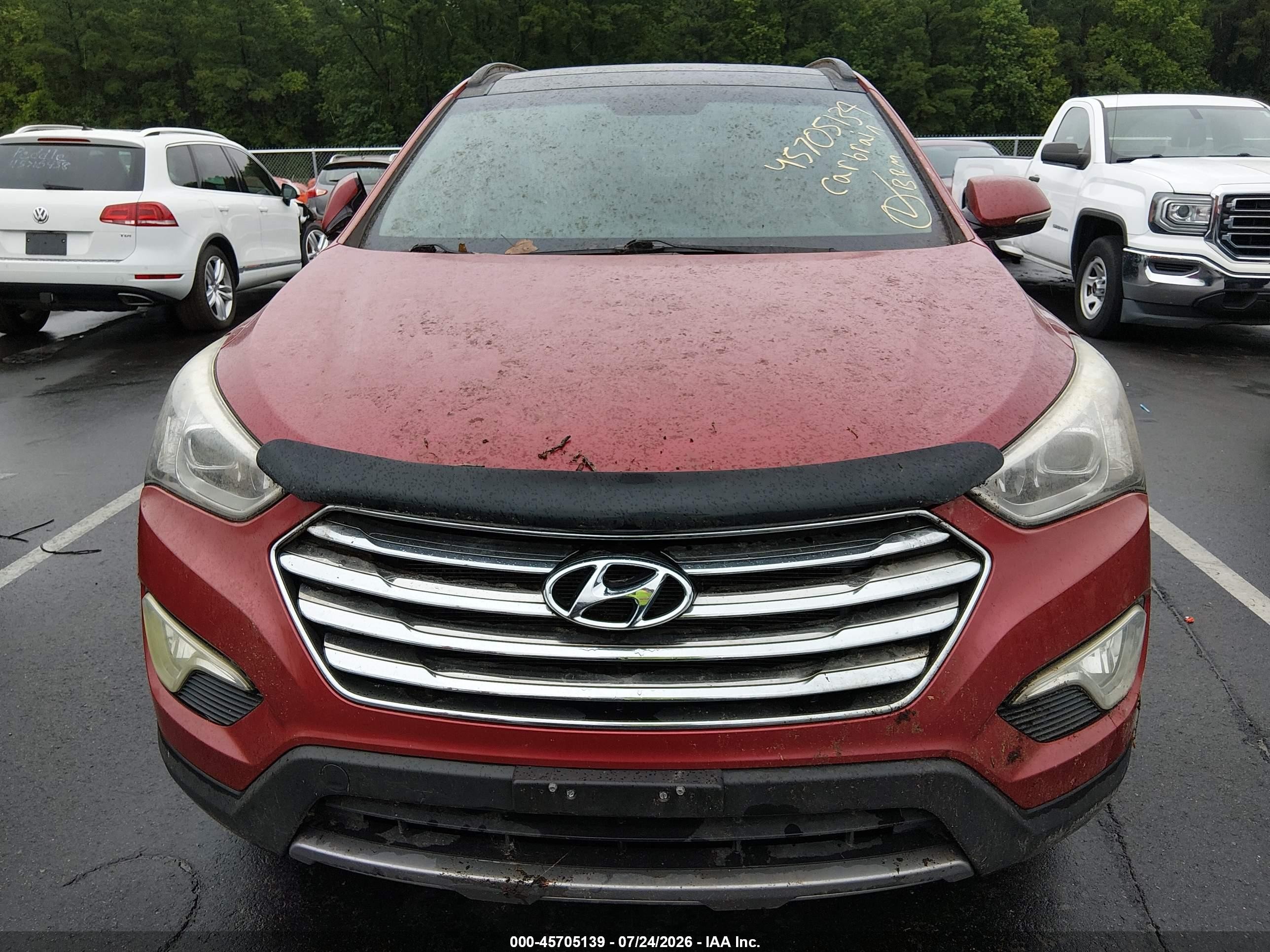 2015 Hyundai Santa Fe Limited Red vin: KM8SR4HF0FU104404
