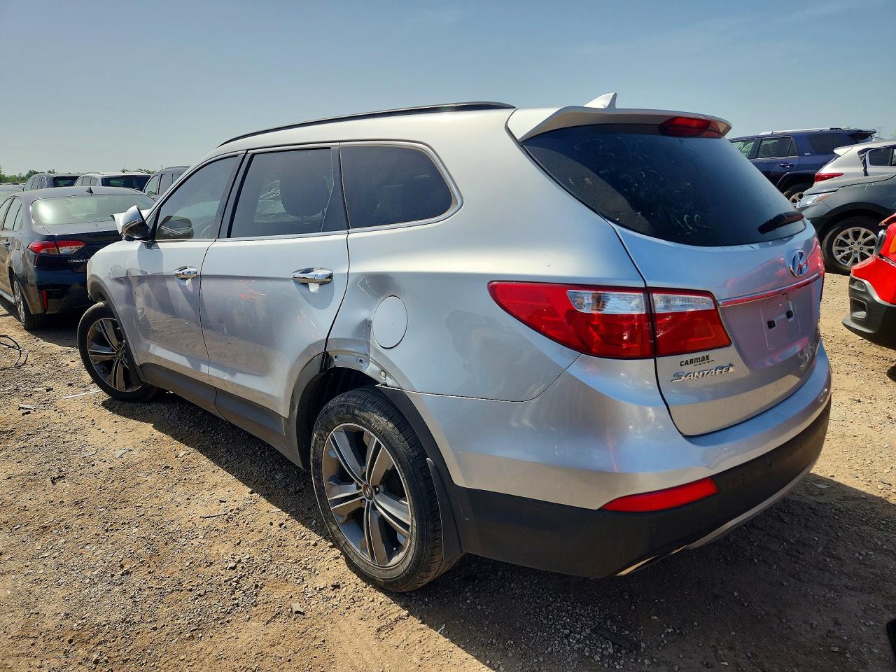 2015 Hyundai Santa Fe Limited Silver vin: KM8SR4HF0FU107545