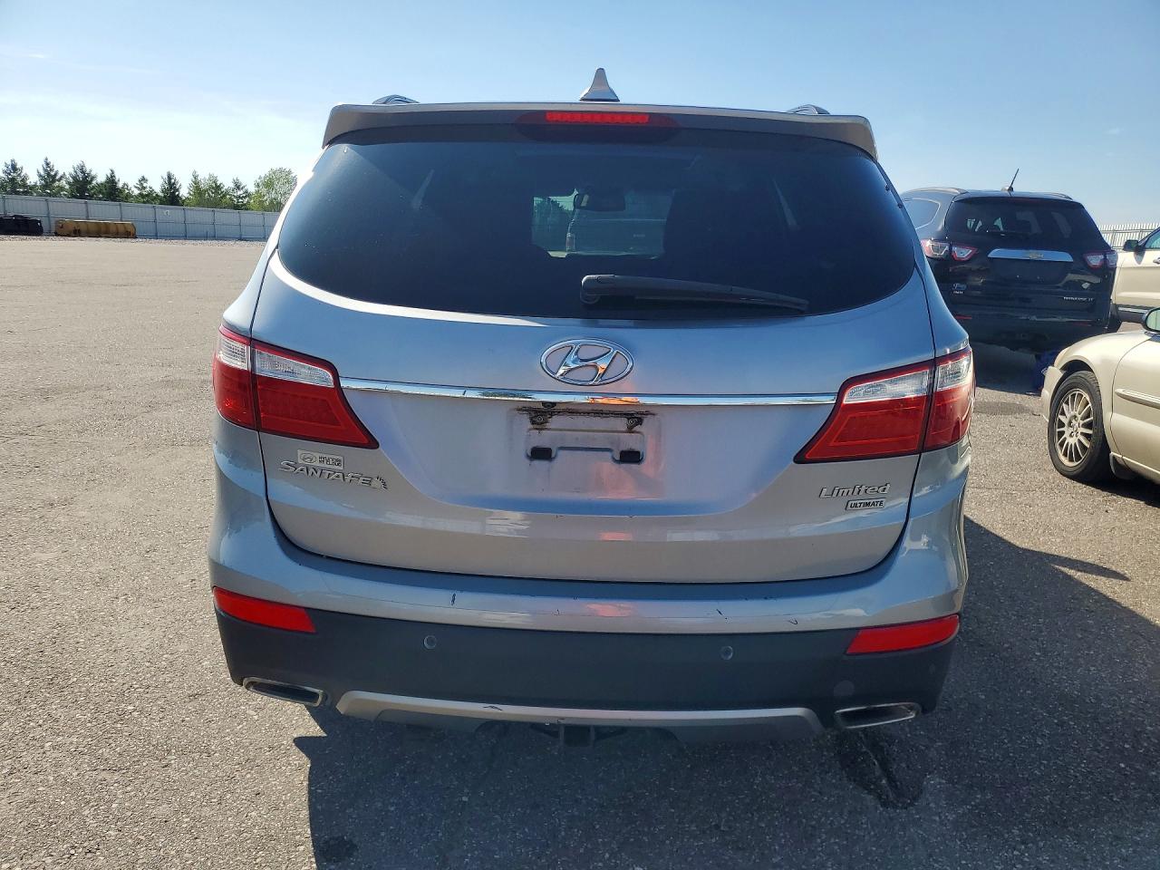 2015 Hyundai Santa Fe Limited Silver vin: KM8SR4HF0FU110364