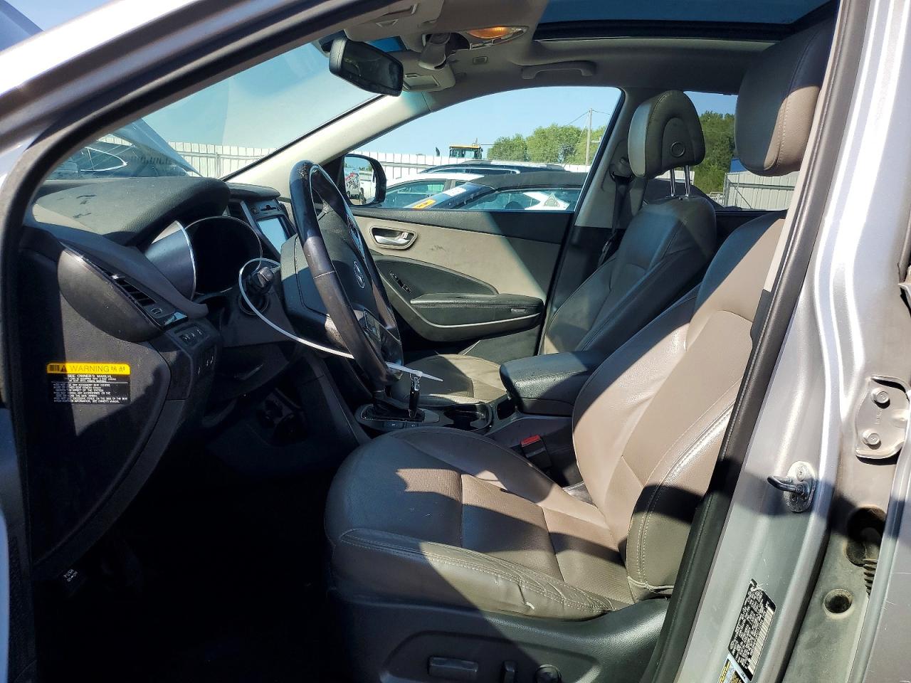 2015 Hyundai Santa Fe Limited Silver vin: KM8SR4HF0FU110364