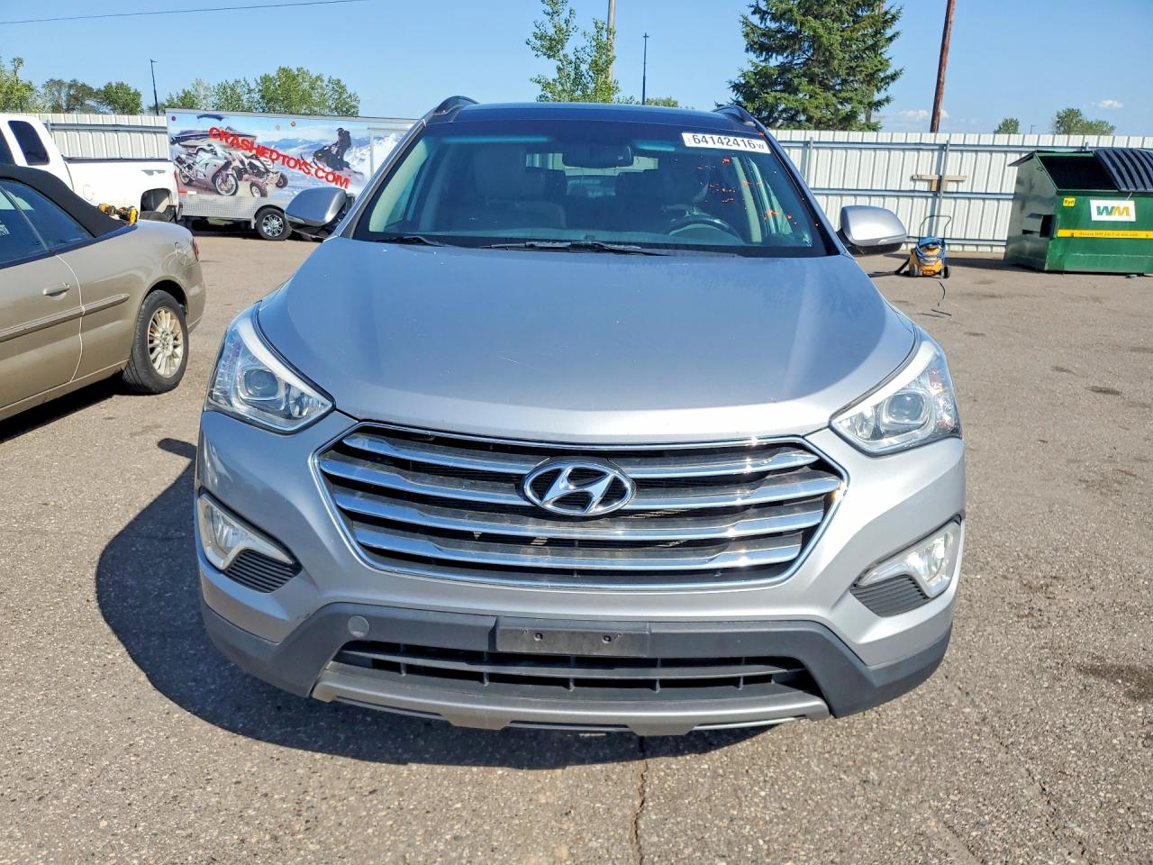 2015 Hyundai Santa Fe Limited Silver vin: KM8SR4HF0FU110364