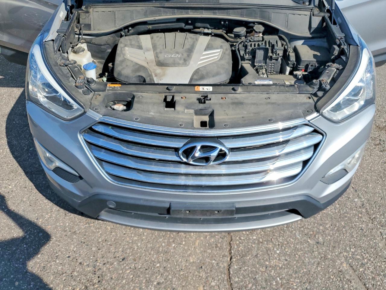 2015 Hyundai Santa Fe Limited Silver vin: KM8SR4HF0FU110364