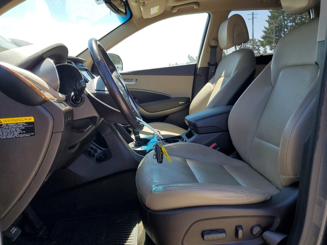 2015 Hyundai Santa Fe Gls Gray vin: KM8SR4HF0FU117301