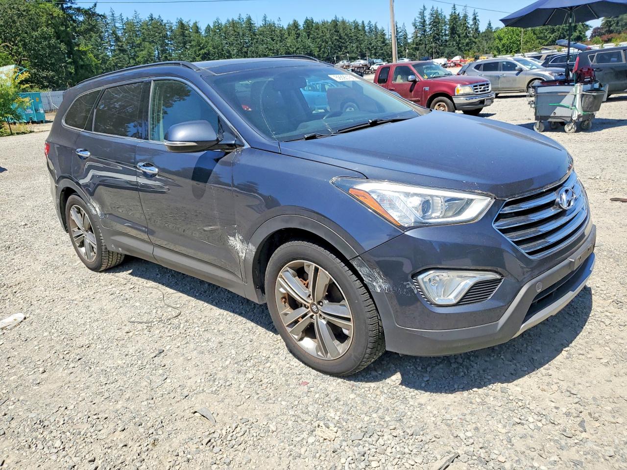 2015 Hyundai Santa Fe Gls Gray vin: KM8SR4HF0FU117301
