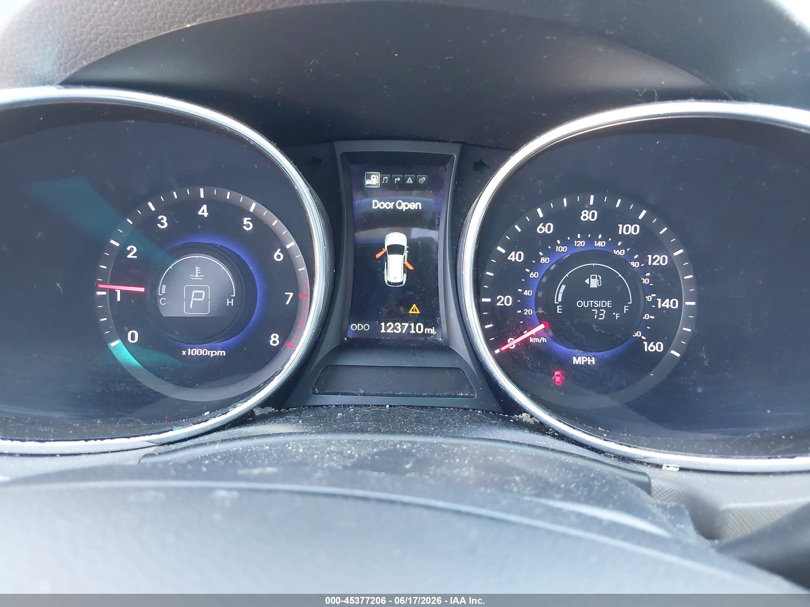2015 Hyundai Santa Fe Gls Black vin: KM8SR4HF0FU120814