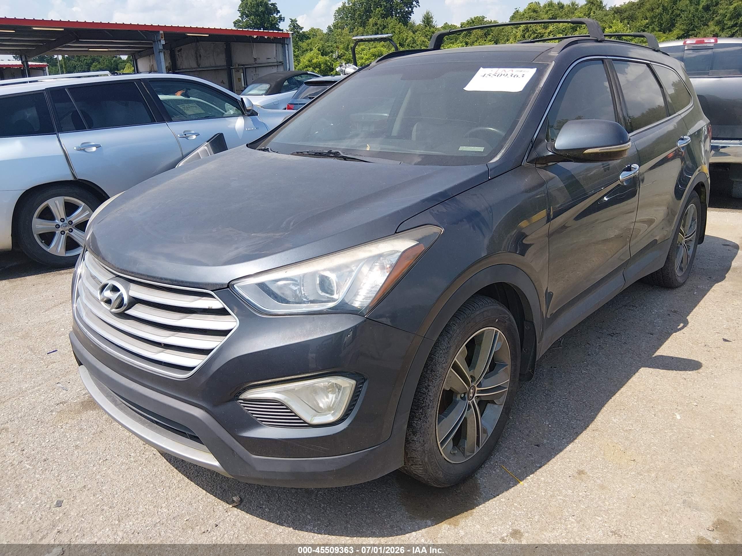2015 Hyundai Santa Fe Limited Black vin: KM8SR4HF0FU128525