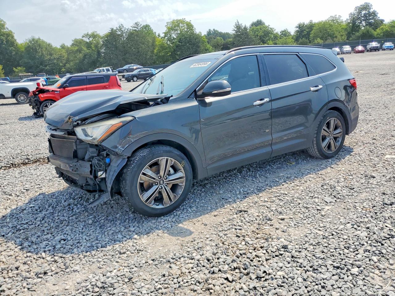 2013 Hyundai Santa Fe Limited Gray vin: KM8SR4HF1DU003255