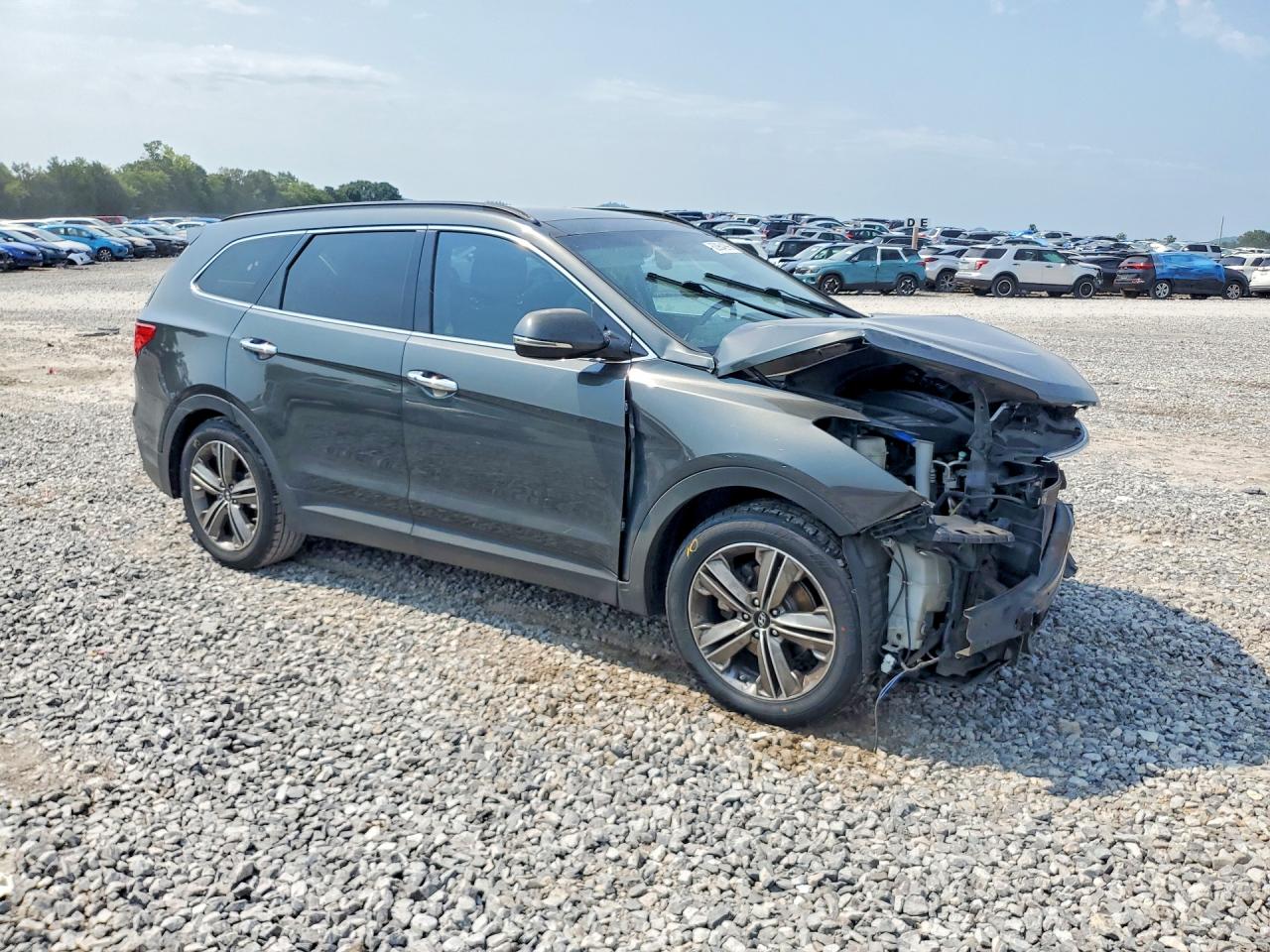 2013 Hyundai Santa Fe Limited Gray vin: KM8SR4HF1DU003255