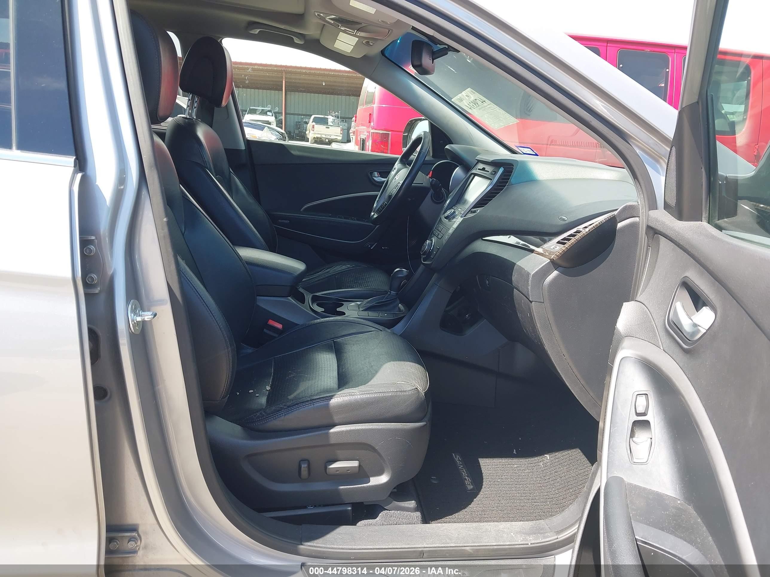 2013 Hyundai Santa Fe Limited Silver vin: KM8SR4HF1DU024719