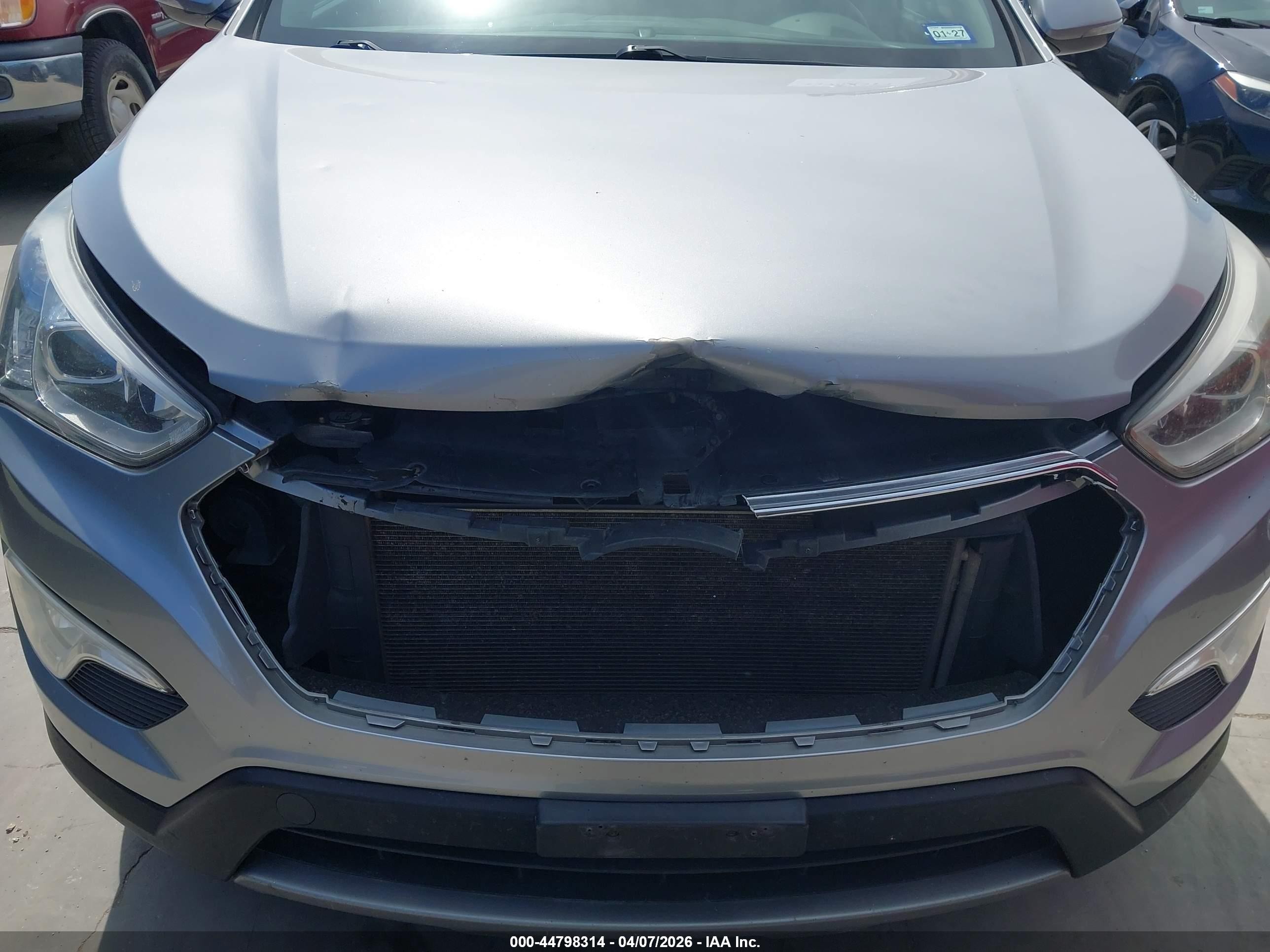 2013 Hyundai Santa Fe Limited Silver vin: KM8SR4HF1DU024719