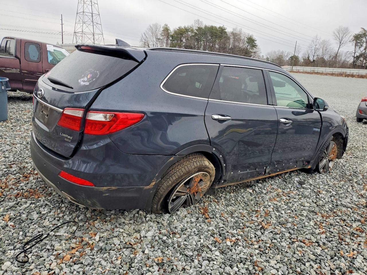 2014 Hyundai Santa Fe Limited Black vin: KM8SR4HF1EU077325