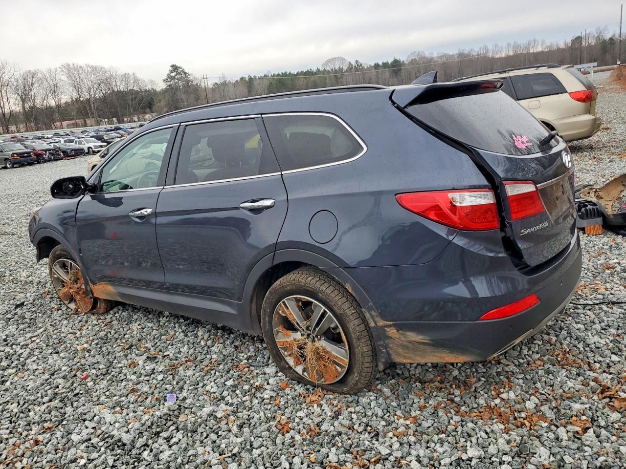 2014 Hyundai Santa Fe Limited Black vin: KM8SR4HF1EU077325