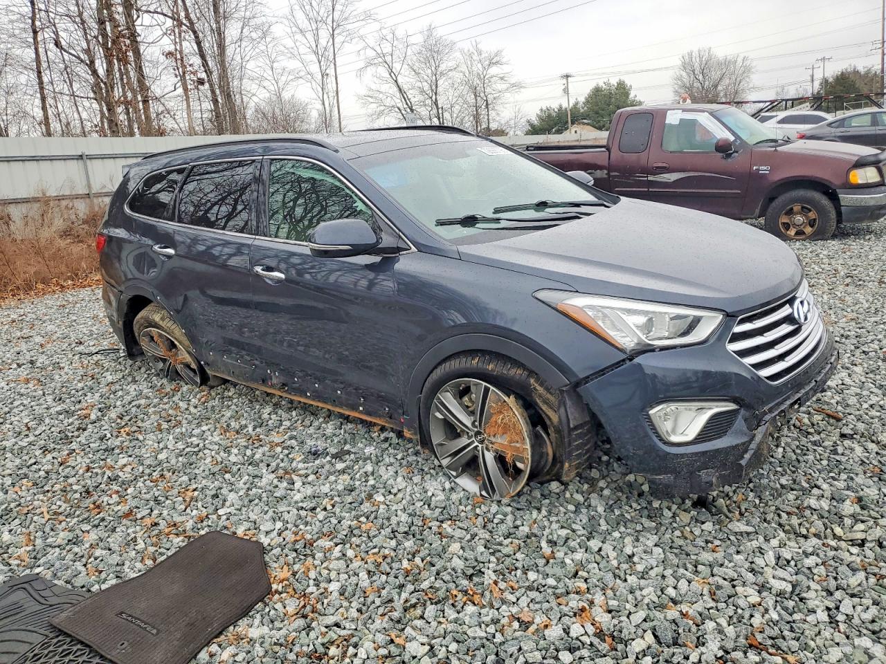 2014 Hyundai Santa Fe Limited Black vin: KM8SR4HF1EU077325