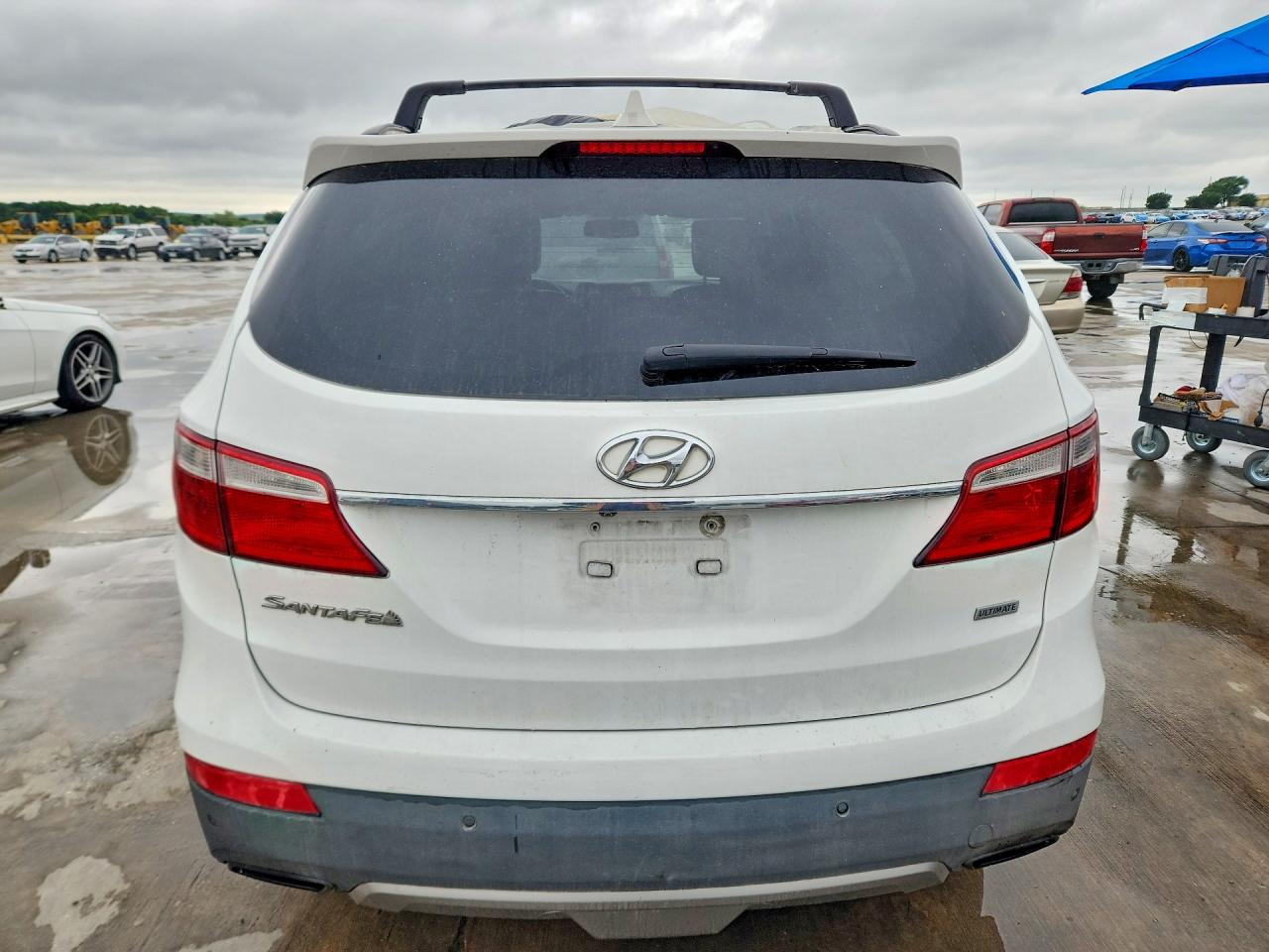 2016 Hyundai Santa Fe Se White vin: KM8SR4HF1GU136618