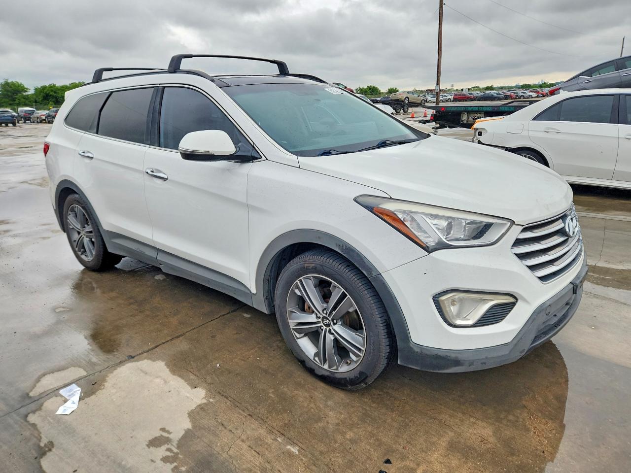 2016 Hyundai Santa Fe Se White vin: KM8SR4HF1GU136618