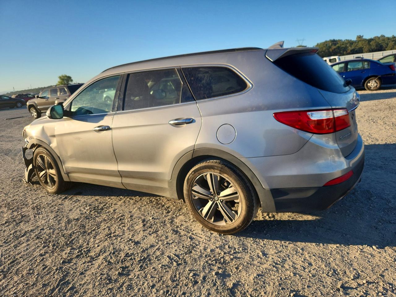 2013 Hyundai Santa Fe Limited Gray vin: KM8SR4HF2DU004544