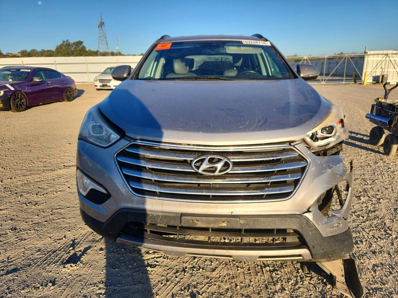 2013 Hyundai Santa Fe Limited Gray vin: KM8SR4HF2DU004544