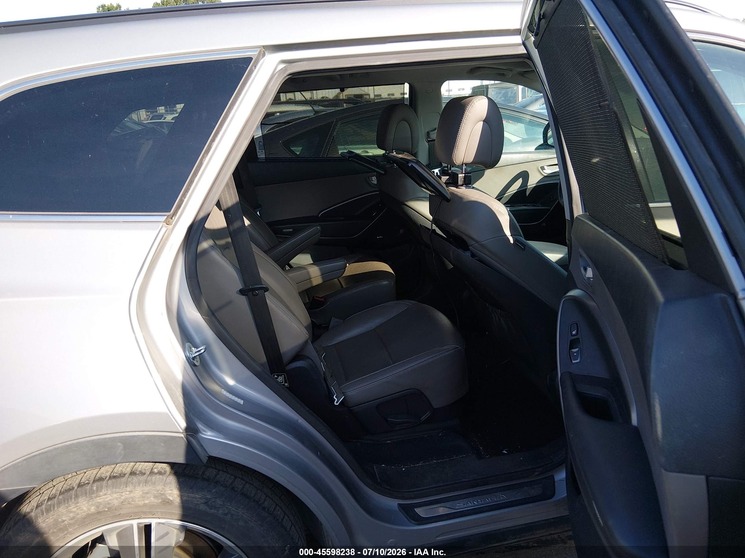 2015 Hyundai Santa Fe Limited Серебряный vin: KM8SR4HF2FU114948
