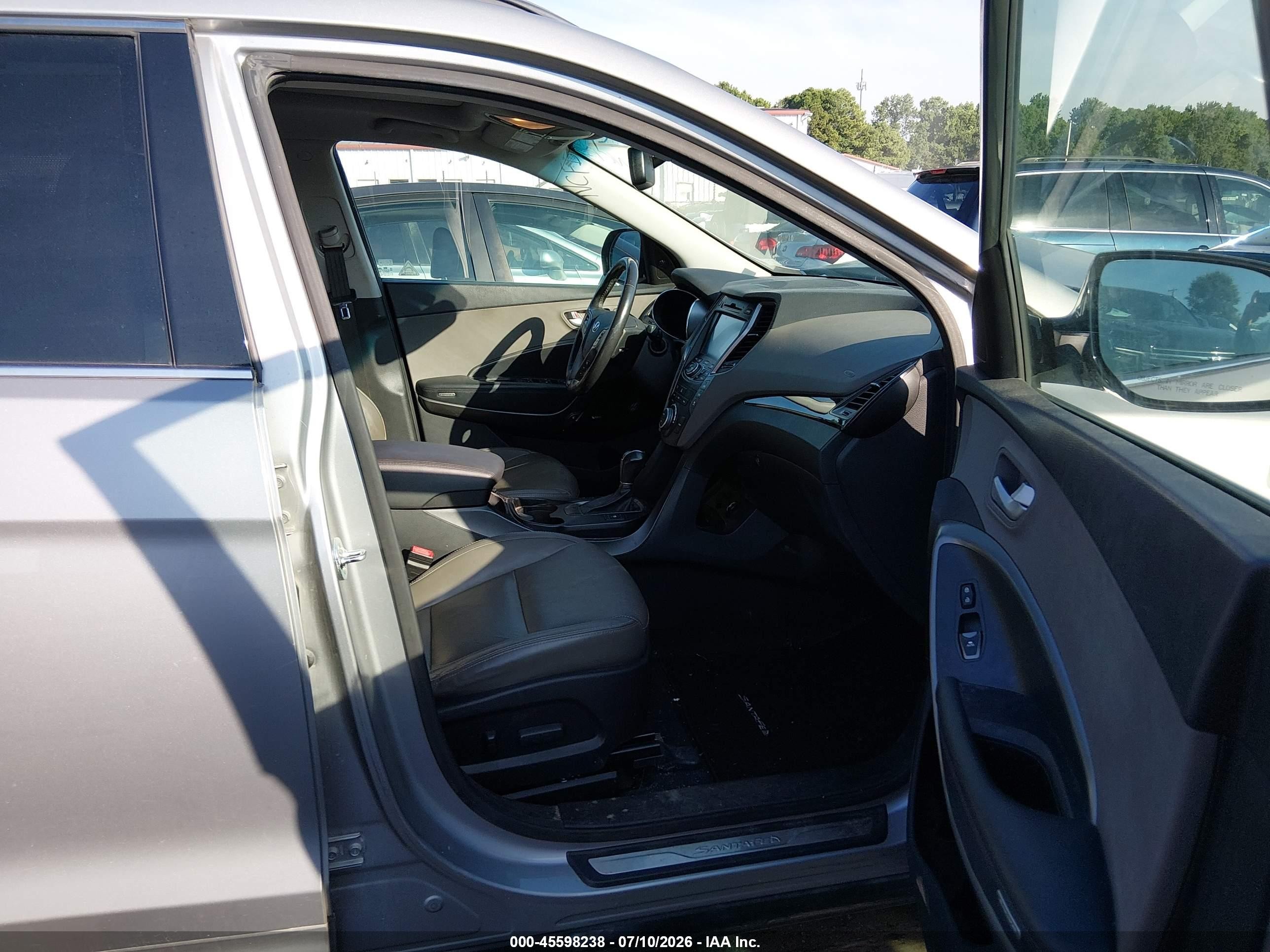 2015 Hyundai Santa Fe Limited Серебряный vin: KM8SR4HF2FU114948