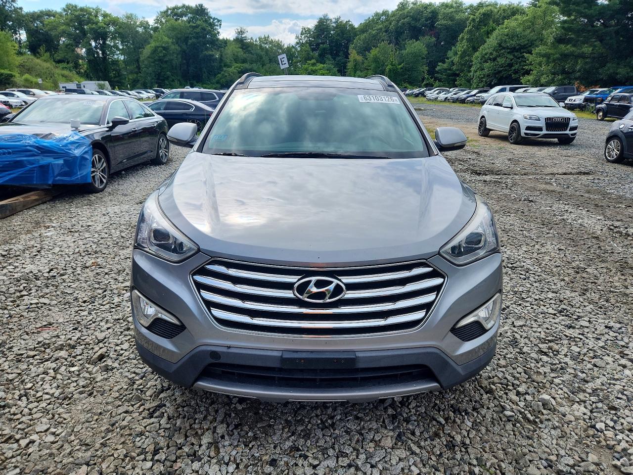 2015 Hyundai Santa Fe Limited Silver vin: KM8SR4HF2FU115159