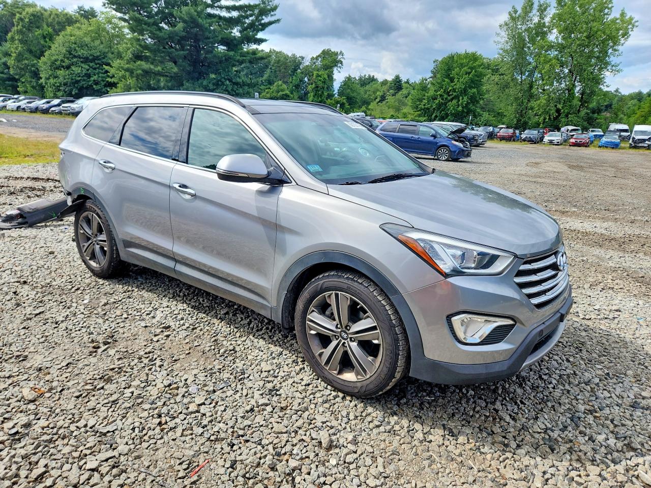 2015 Hyundai Santa Fe Limited Silver vin: KM8SR4HF2FU115159