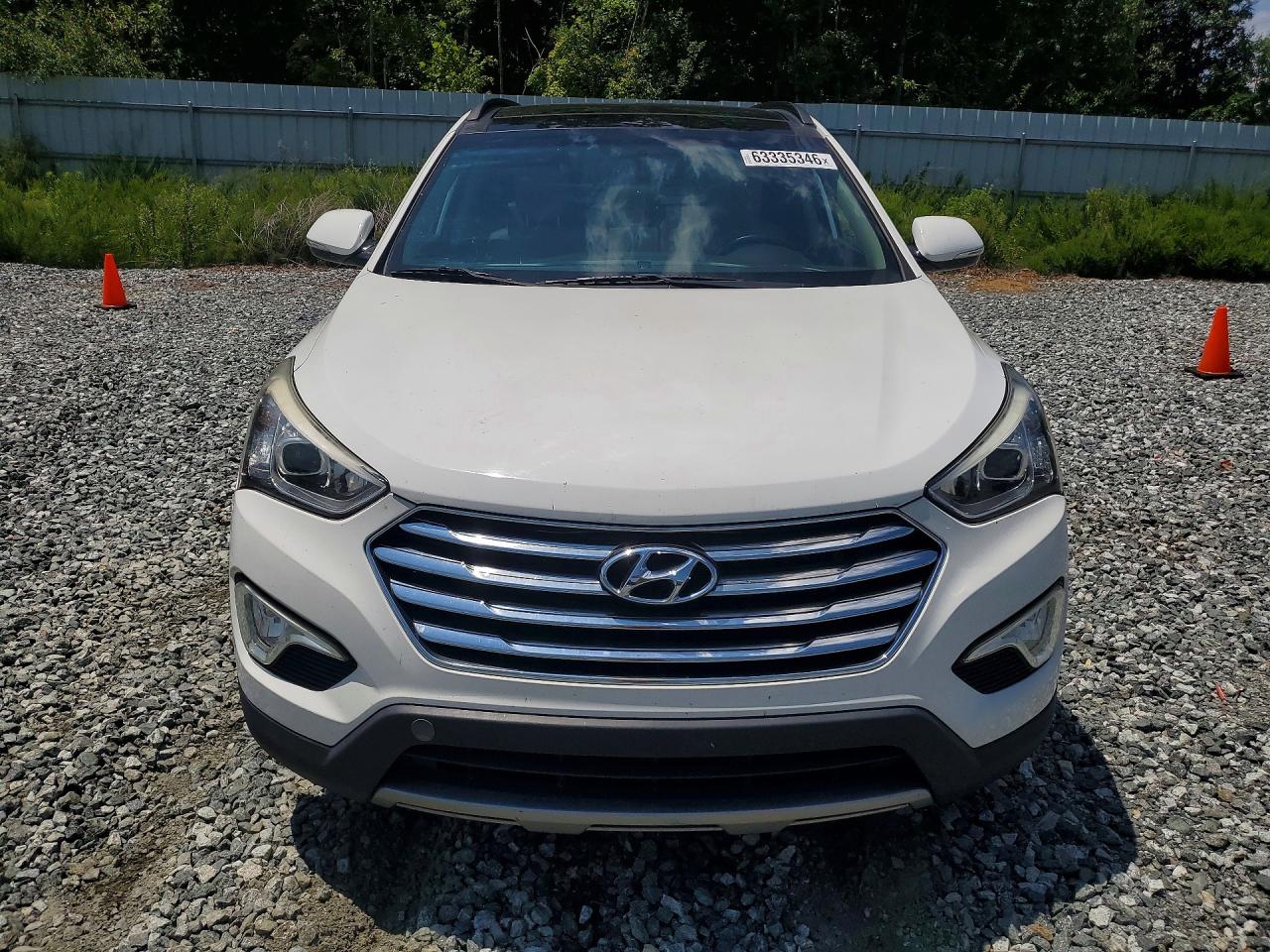 2015 Hyundai Santa Fe Gls White vin: KM8SR4HF2FU117817