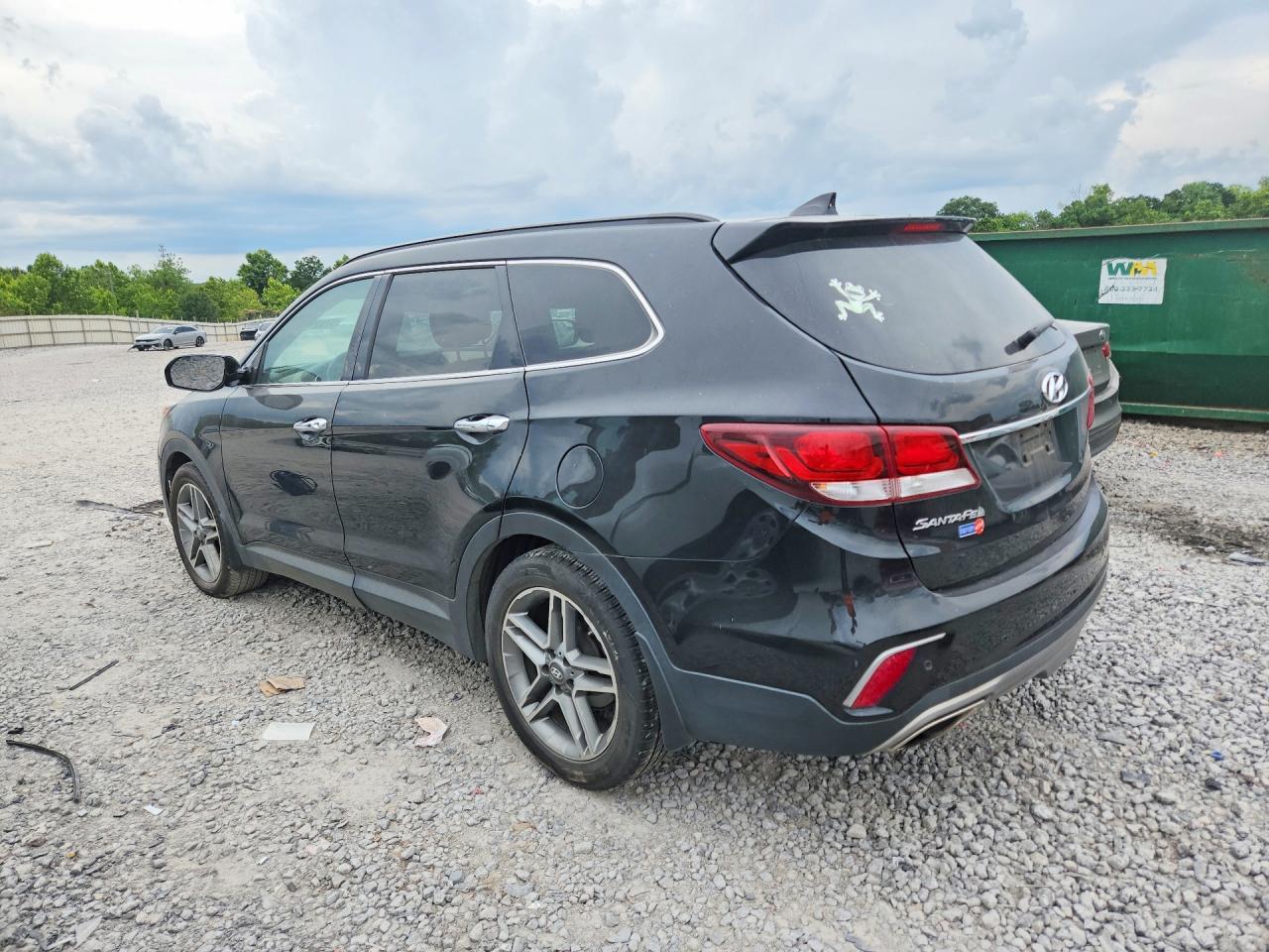 2017 Hyundai Santa Fe Se Ultimate Черный vin: KM8SR4HF2HU199485