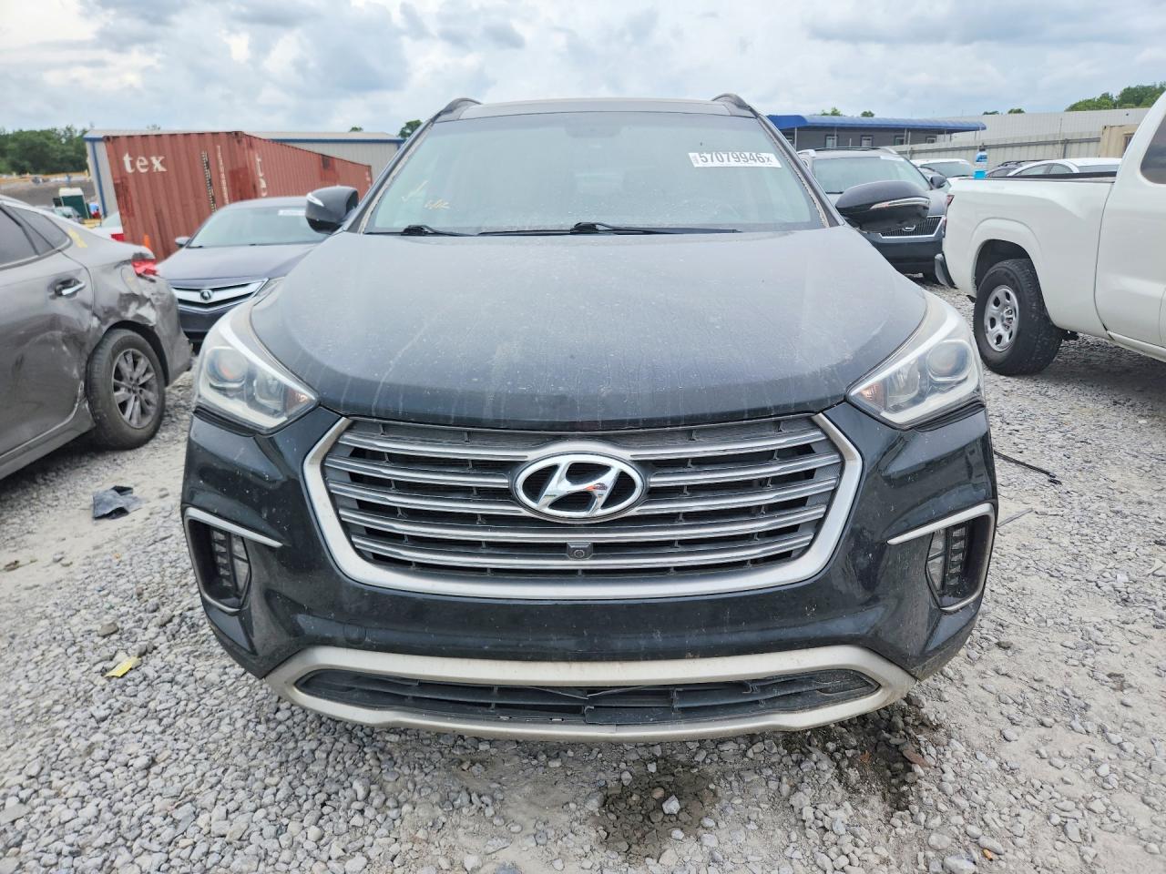 2017 Hyundai Santa Fe Se Ultimate Черный vin: KM8SR4HF2HU199485