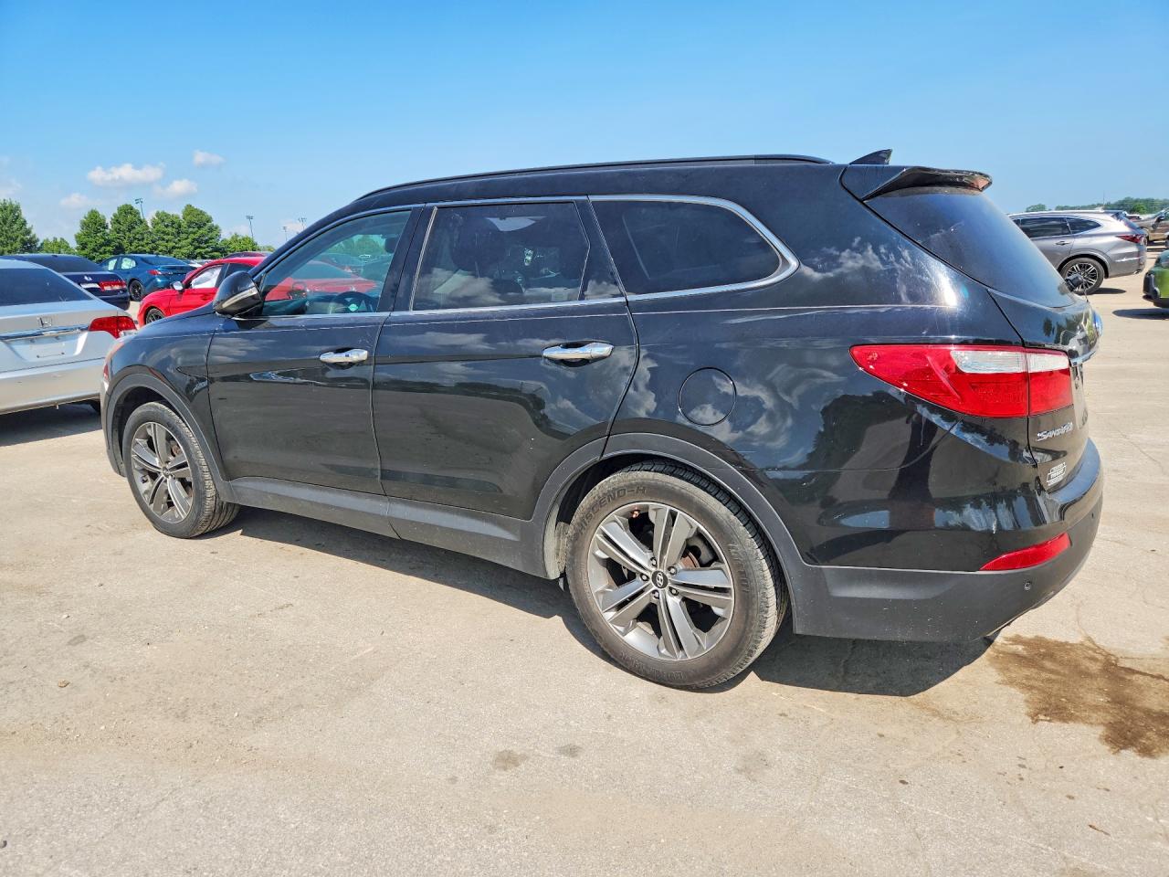 2014 Hyundai Santa Fe Limited Черный vin: KM8SR4HF3EU047579