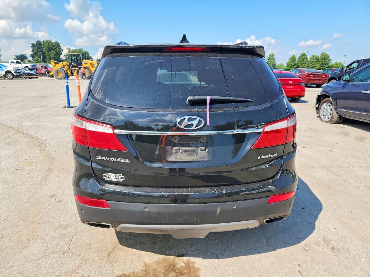 2014 Hyundai Santa Fe Limited Черный vin: KM8SR4HF3EU047579