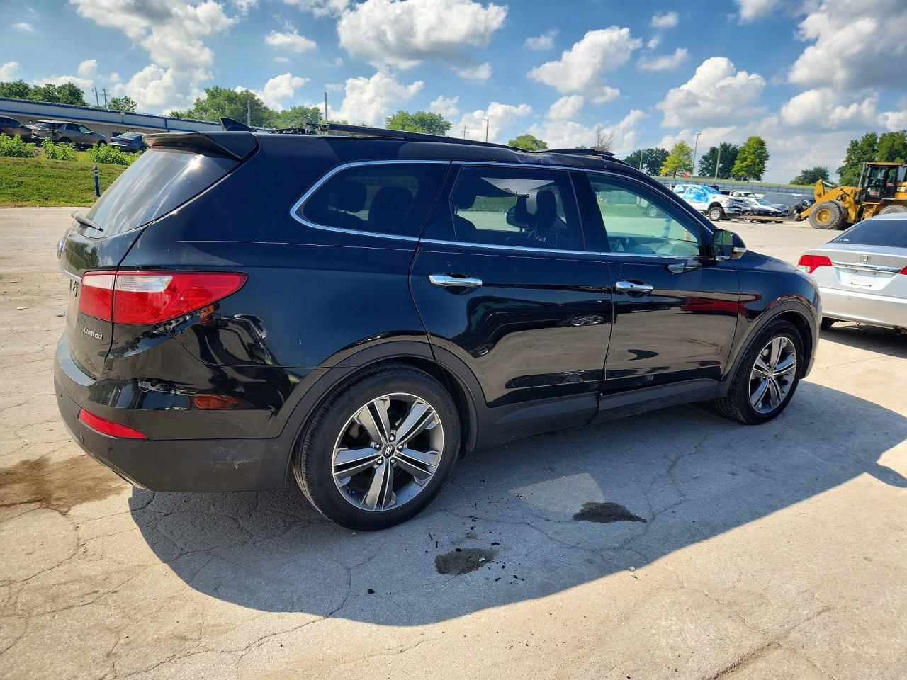 2014 Hyundai Santa Fe Limited Черный vin: KM8SR4HF3EU047579