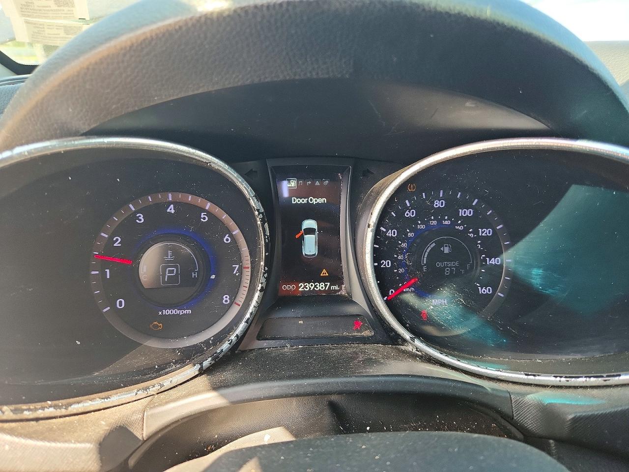 2014 Hyundai Santa Fe Limited Черный vin: KM8SR4HF3EU047579