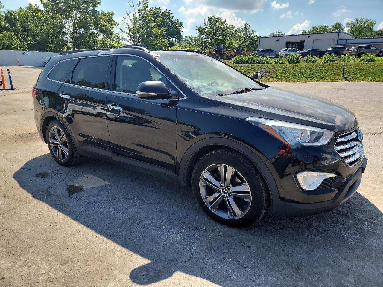 2014 Hyundai Santa Fe Limited Черный vin: KM8SR4HF3EU047579