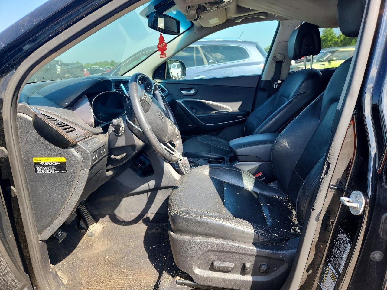 2014 Hyundai Santa Fe Limited Черный vin: KM8SR4HF3EU047579