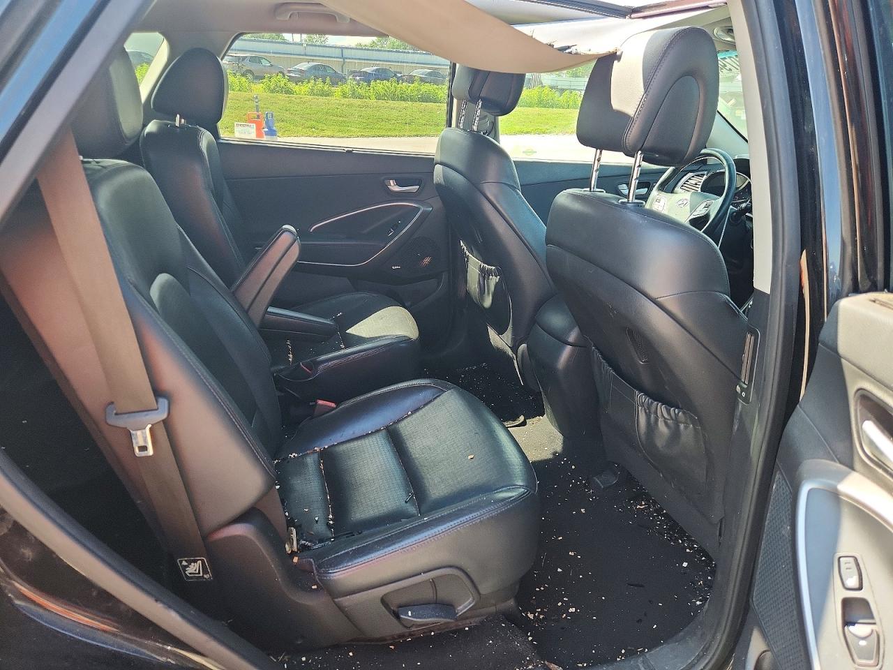 2014 Hyundai Santa Fe Limited Черный vin: KM8SR4HF3EU047579