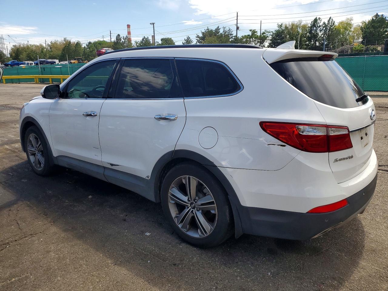 2015 Hyundai Santa Fe Limited White vin: KM8SR4HF3FU095861
