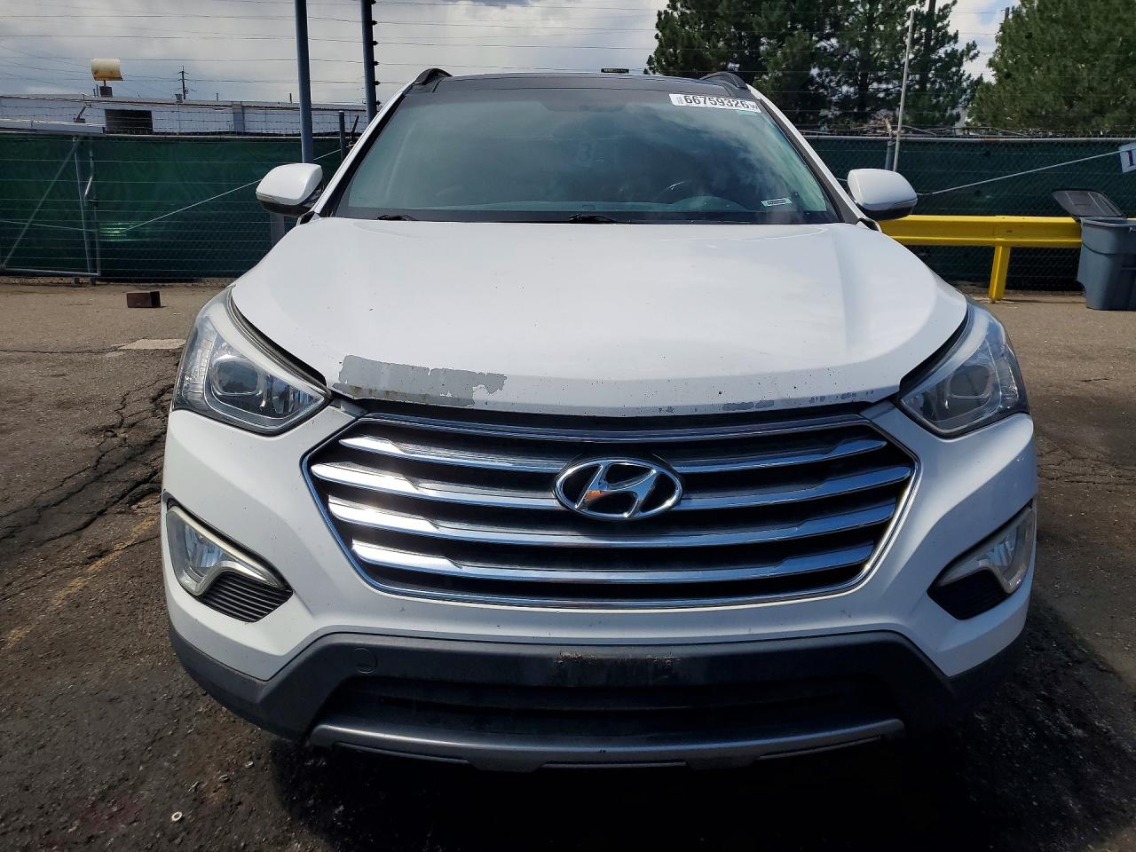 2015 Hyundai Santa Fe Limited White vin: KM8SR4HF3FU095861