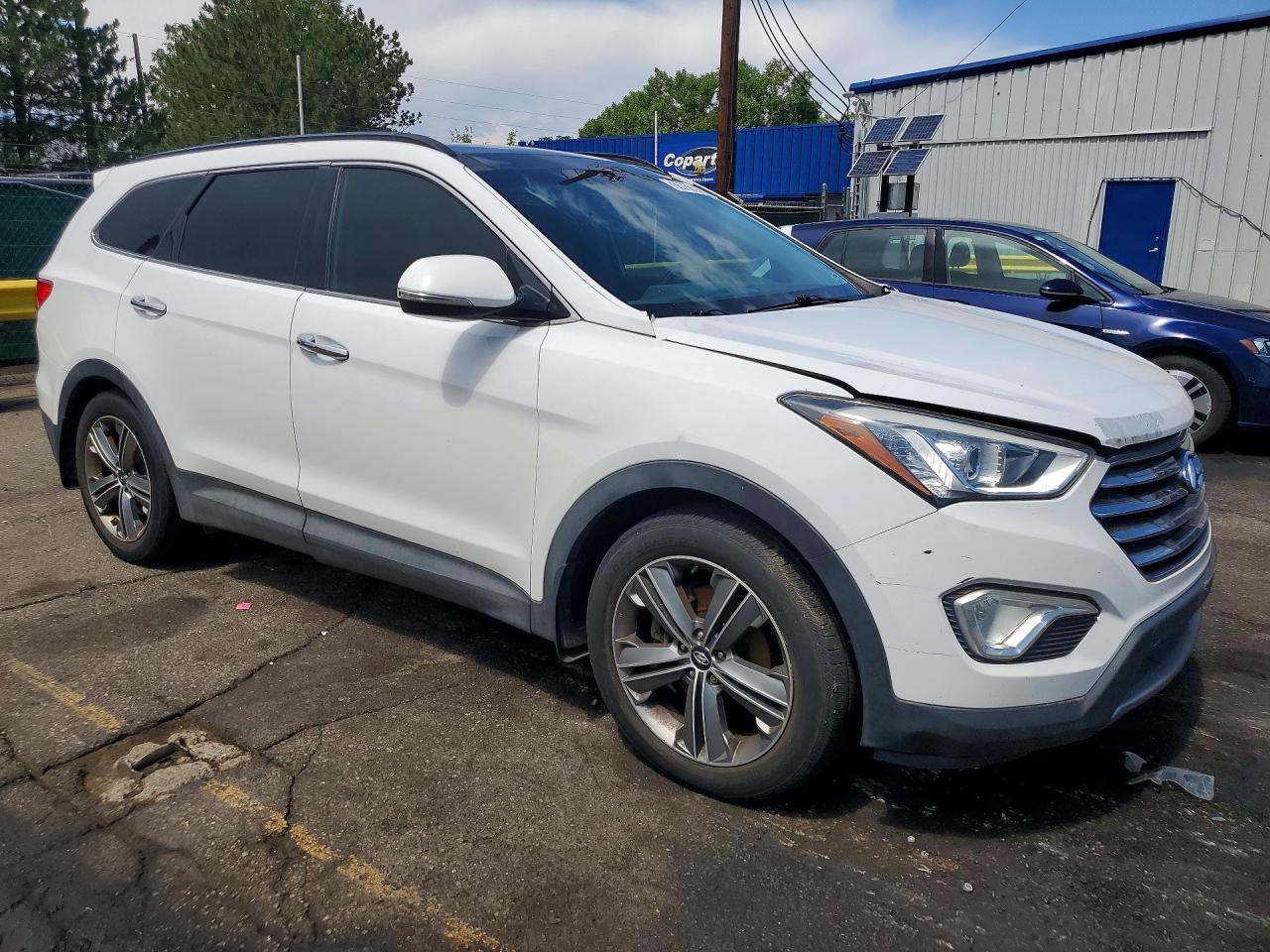 2015 Hyundai Santa Fe Limited White vin: KM8SR4HF3FU095861